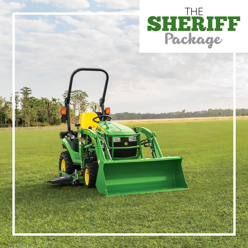 John deere 1025r discount mowing